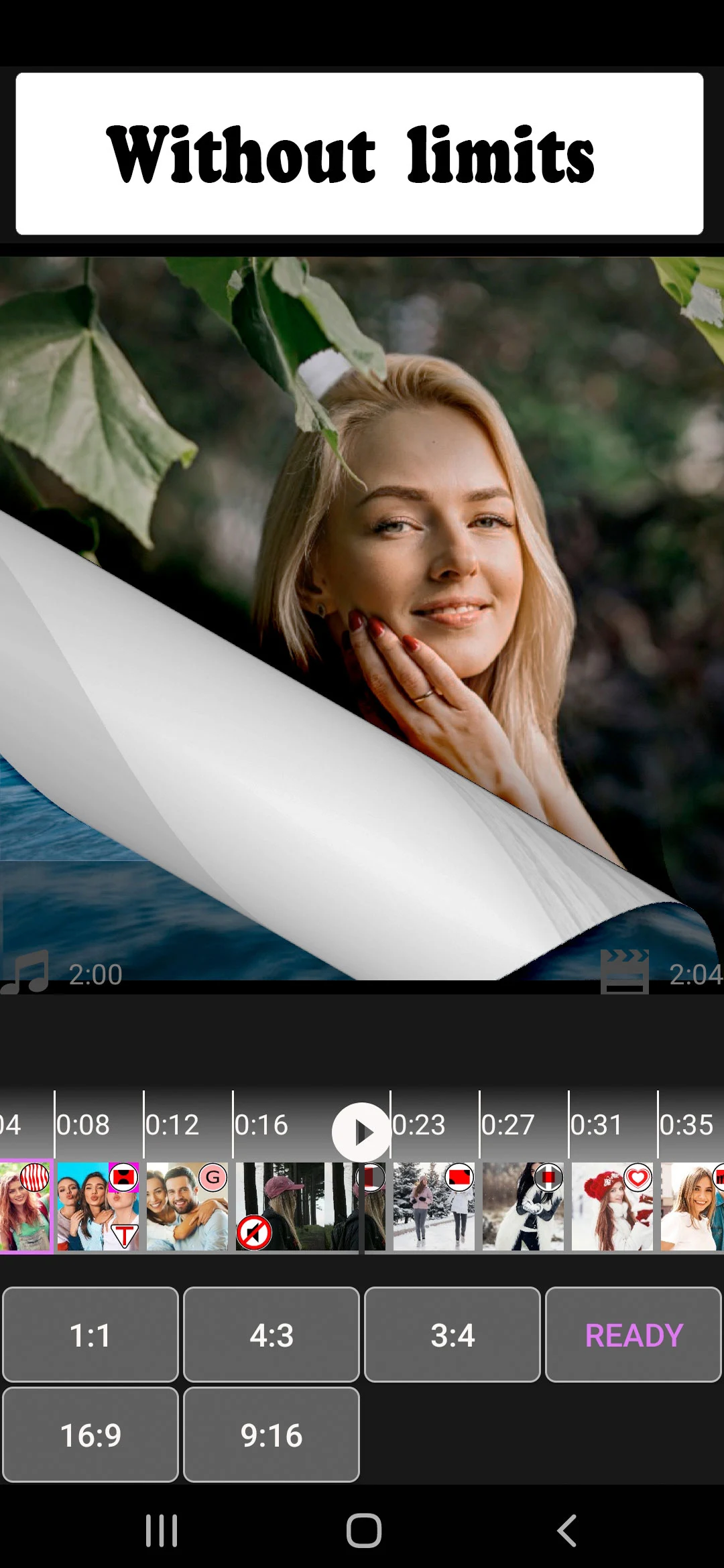 Slideshow with photo and video screenshot