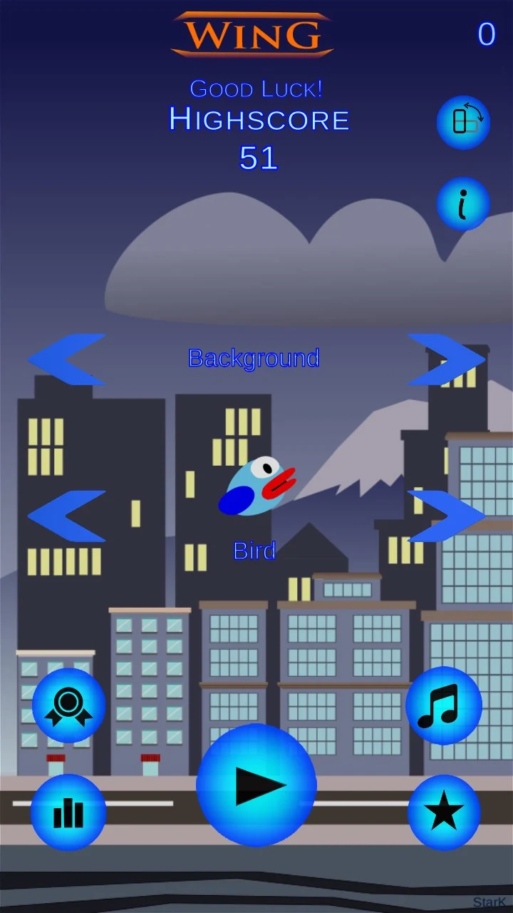 Flappy Bird - Wing screenshot