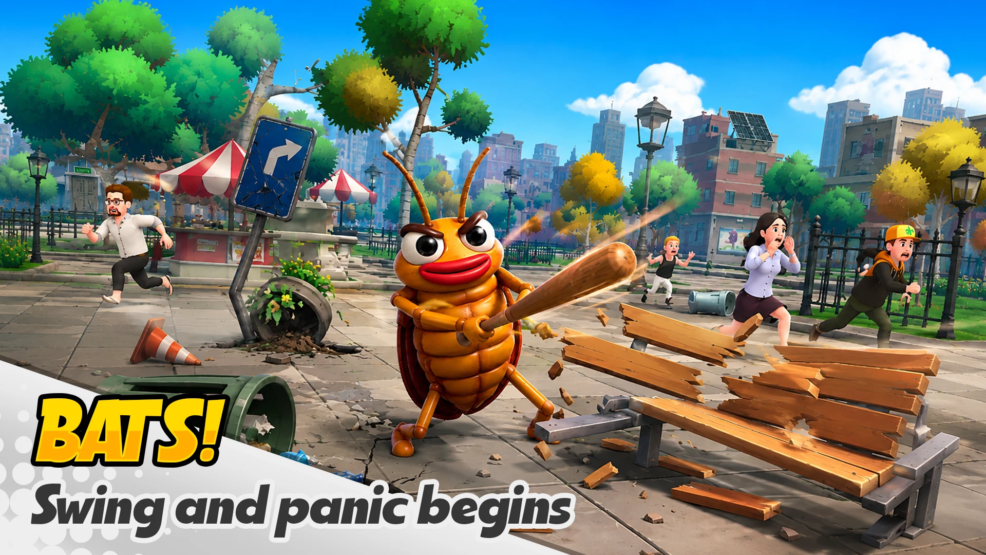 Cockroach Prank: City Chaos screenshot