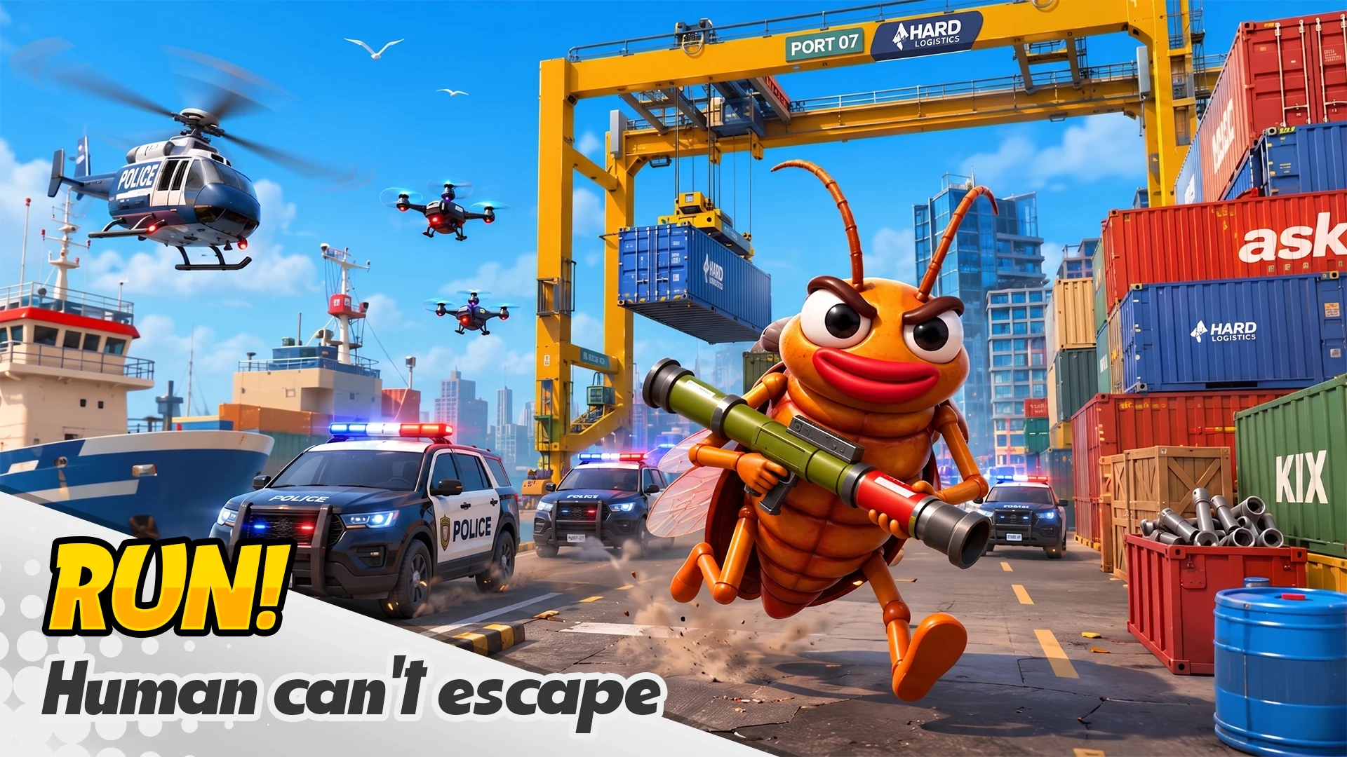 Cockroach Prank: City Chaos screenshot
