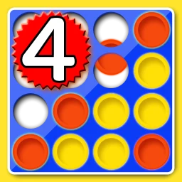 Ícone de 4 em linha - Jogo de dois