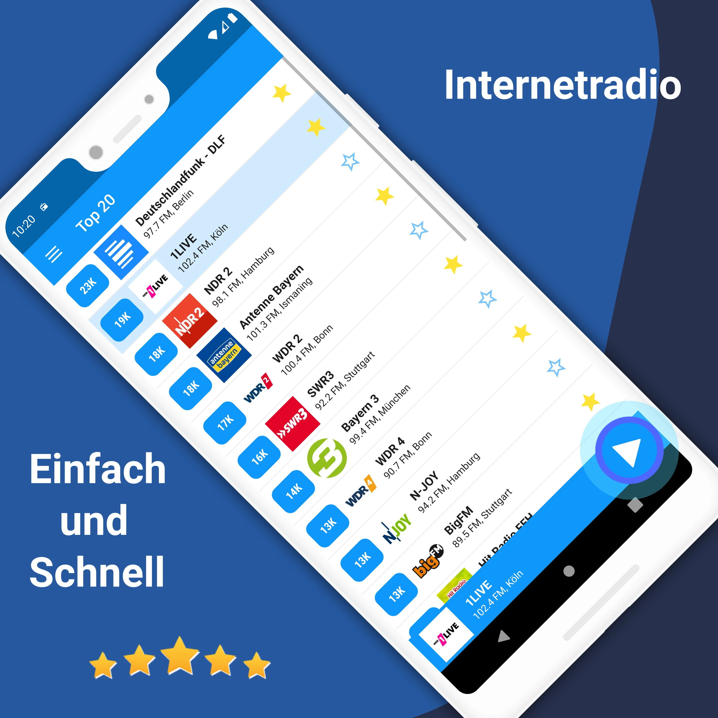 Radio Germany: Internet radio screenshot