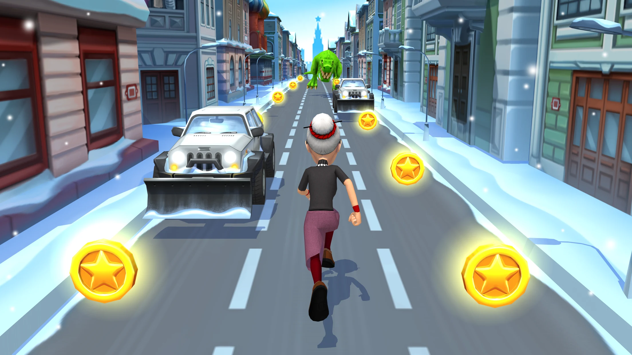 Angry Gran Run - Running Game screenshot
