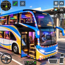 City Driving Sim Bus Game 3d