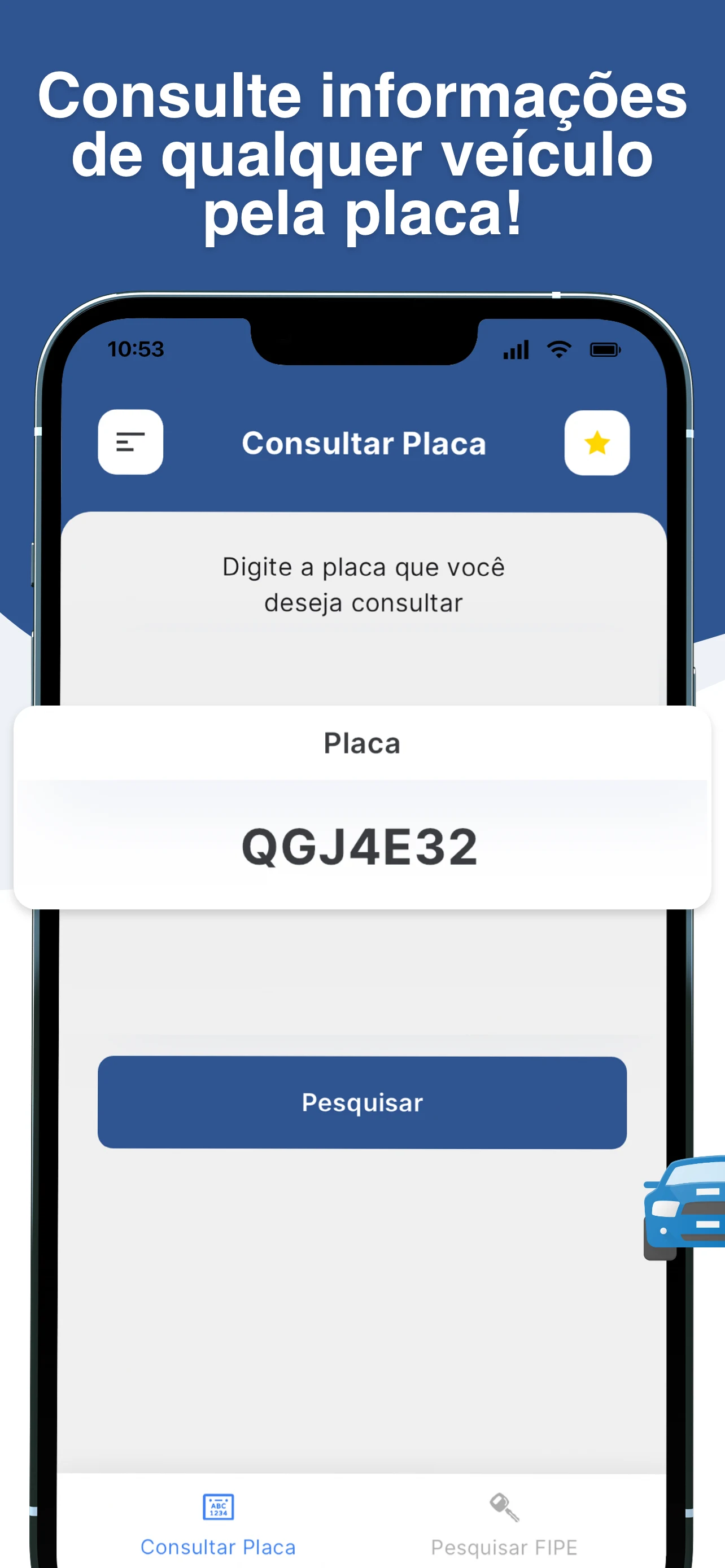 Consulta Placa Veículo multas screenshot