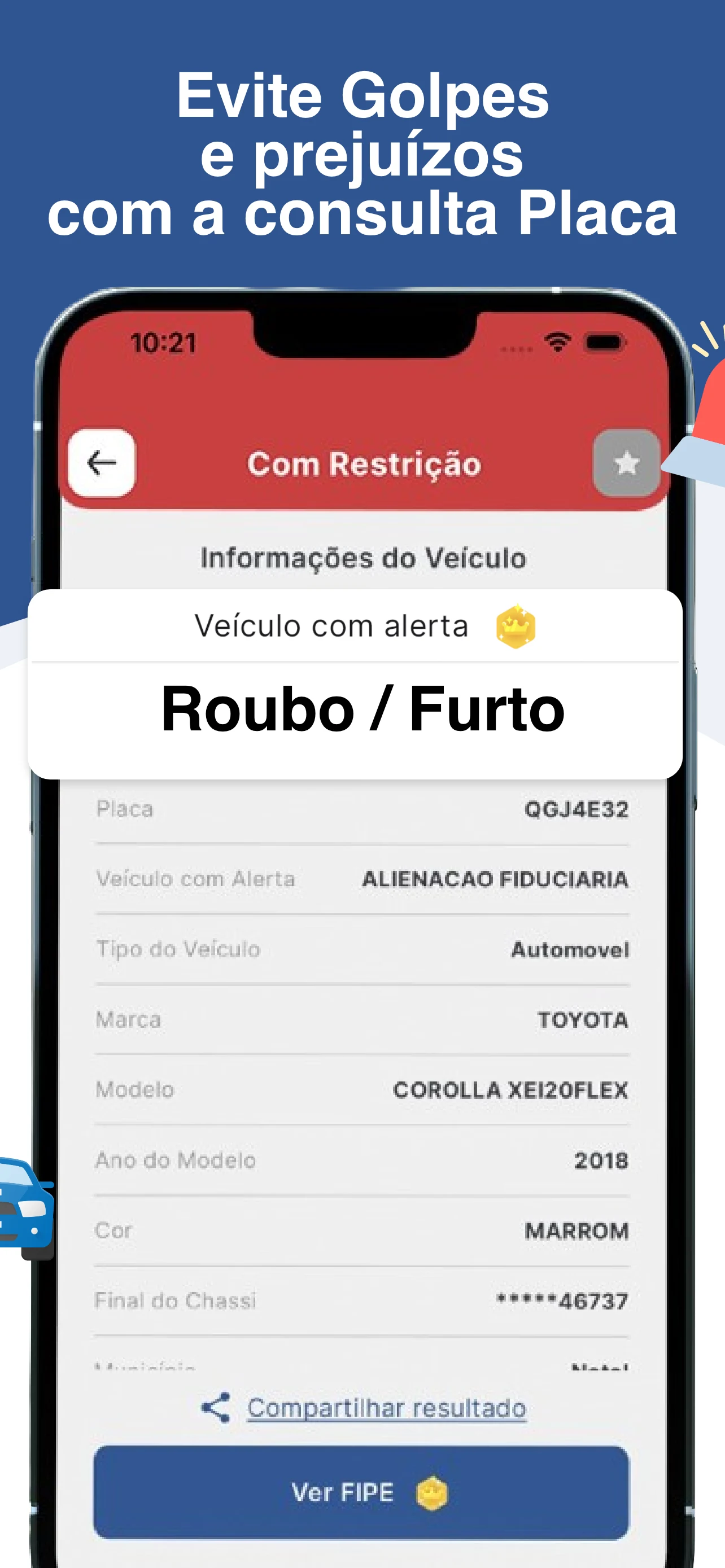 Consulta Placa Veículo multas screenshot