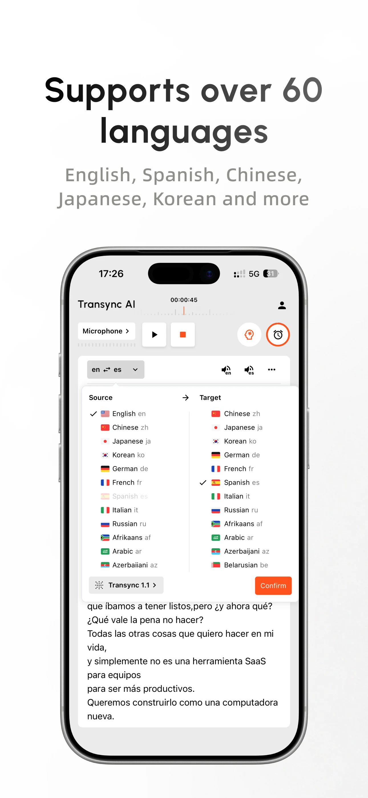 Transync AI - Translator screenshot