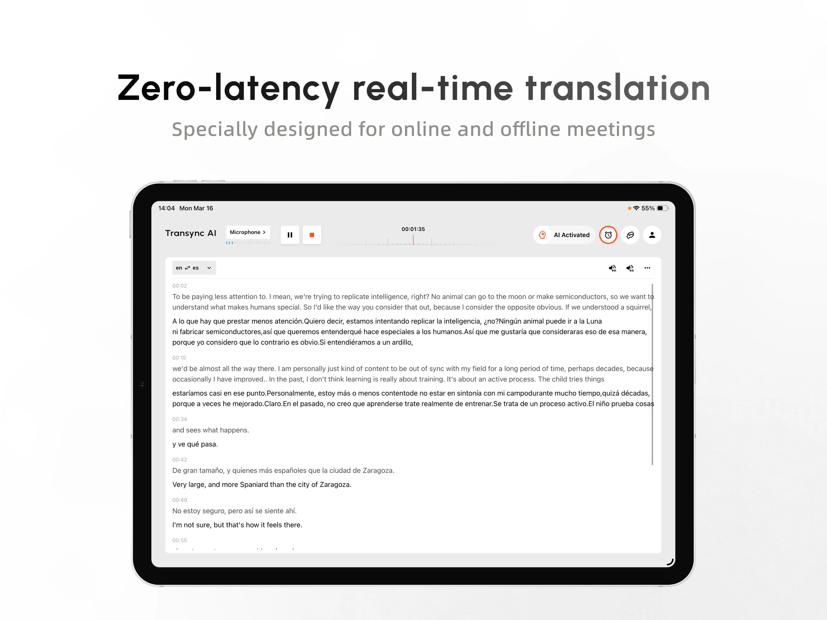 Transync AI - Translator screenshot