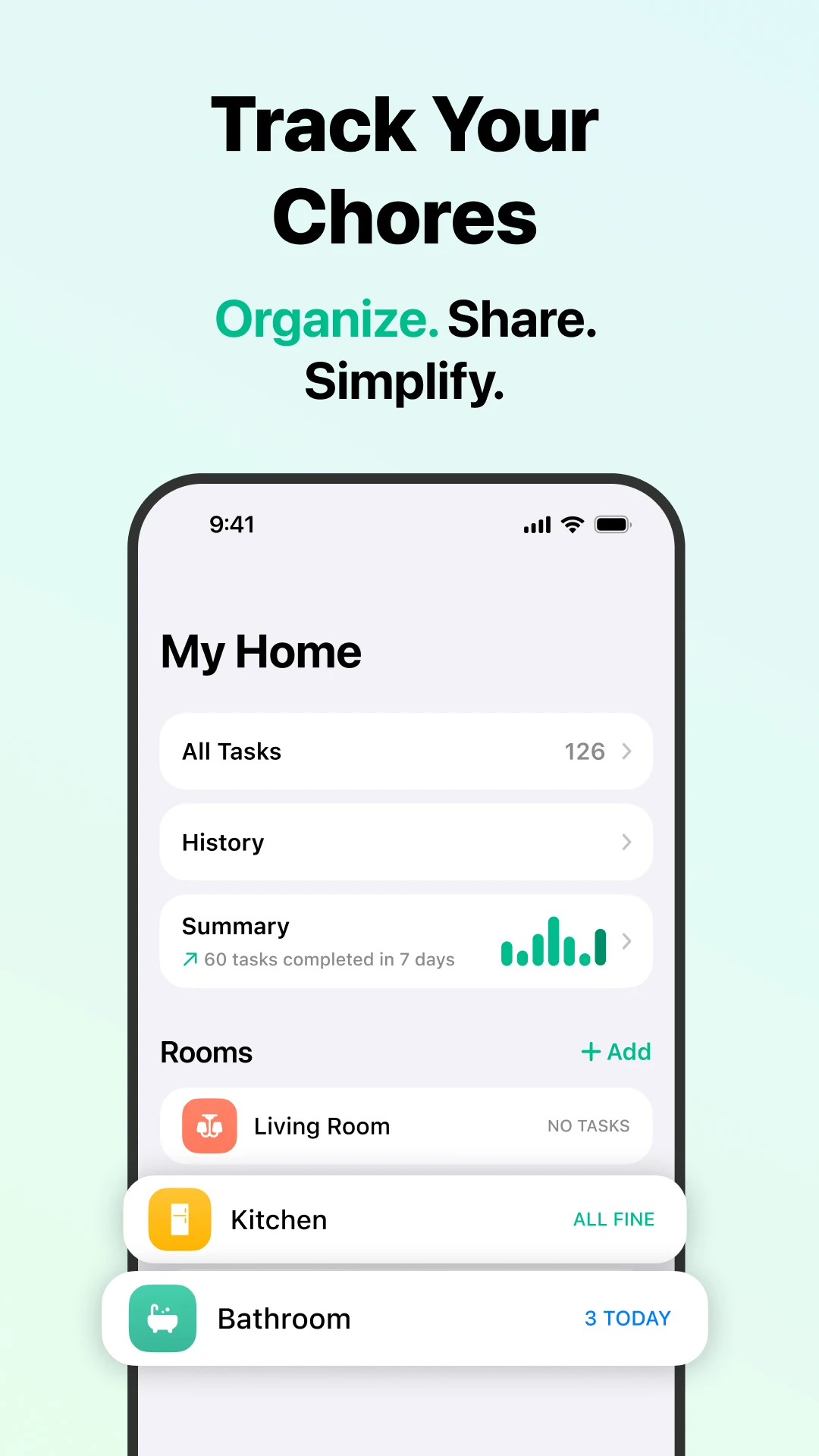 House Chores Cleaning Schedule screenshot