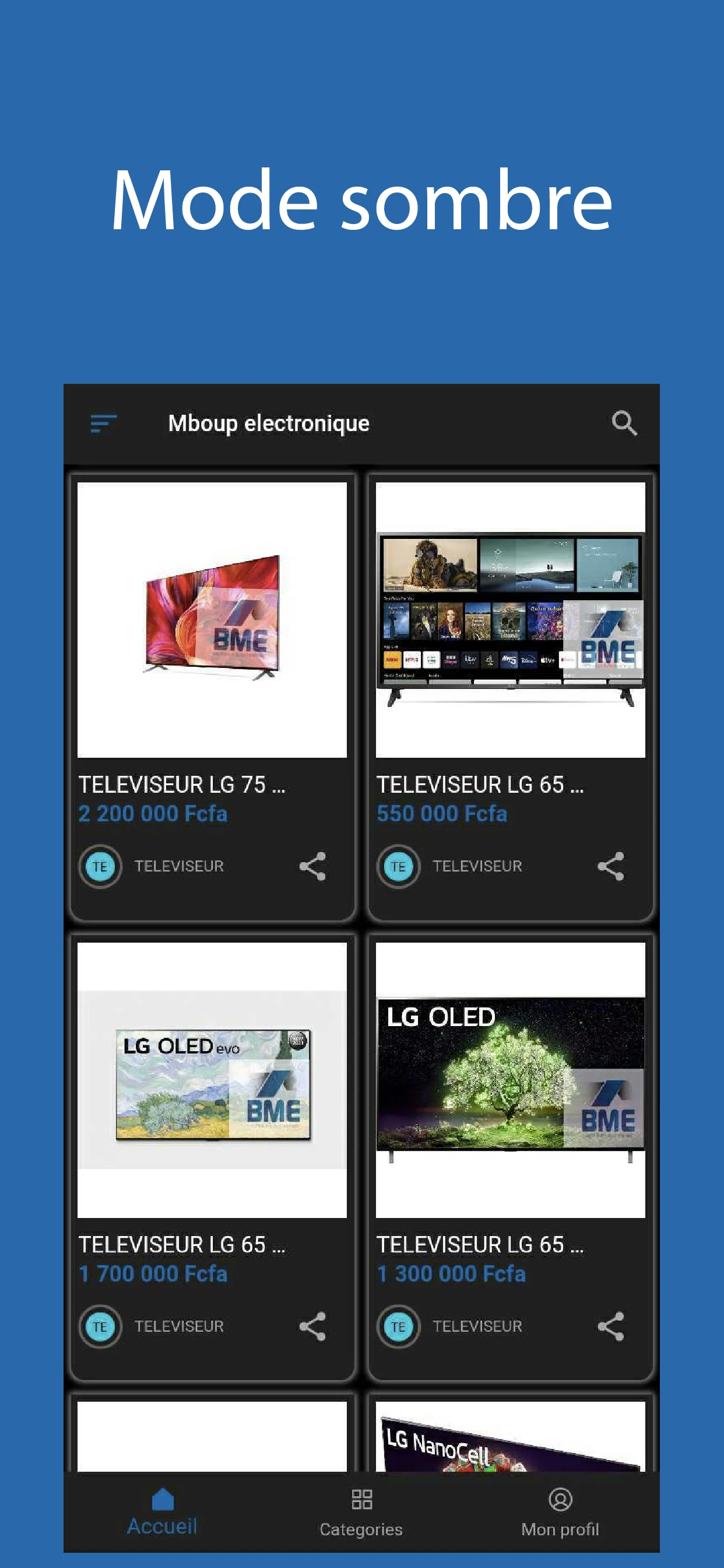 Bara Mboup Electronics screenshot