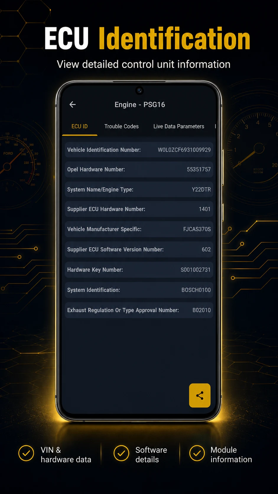 ScanMyOpelCAN screenshot