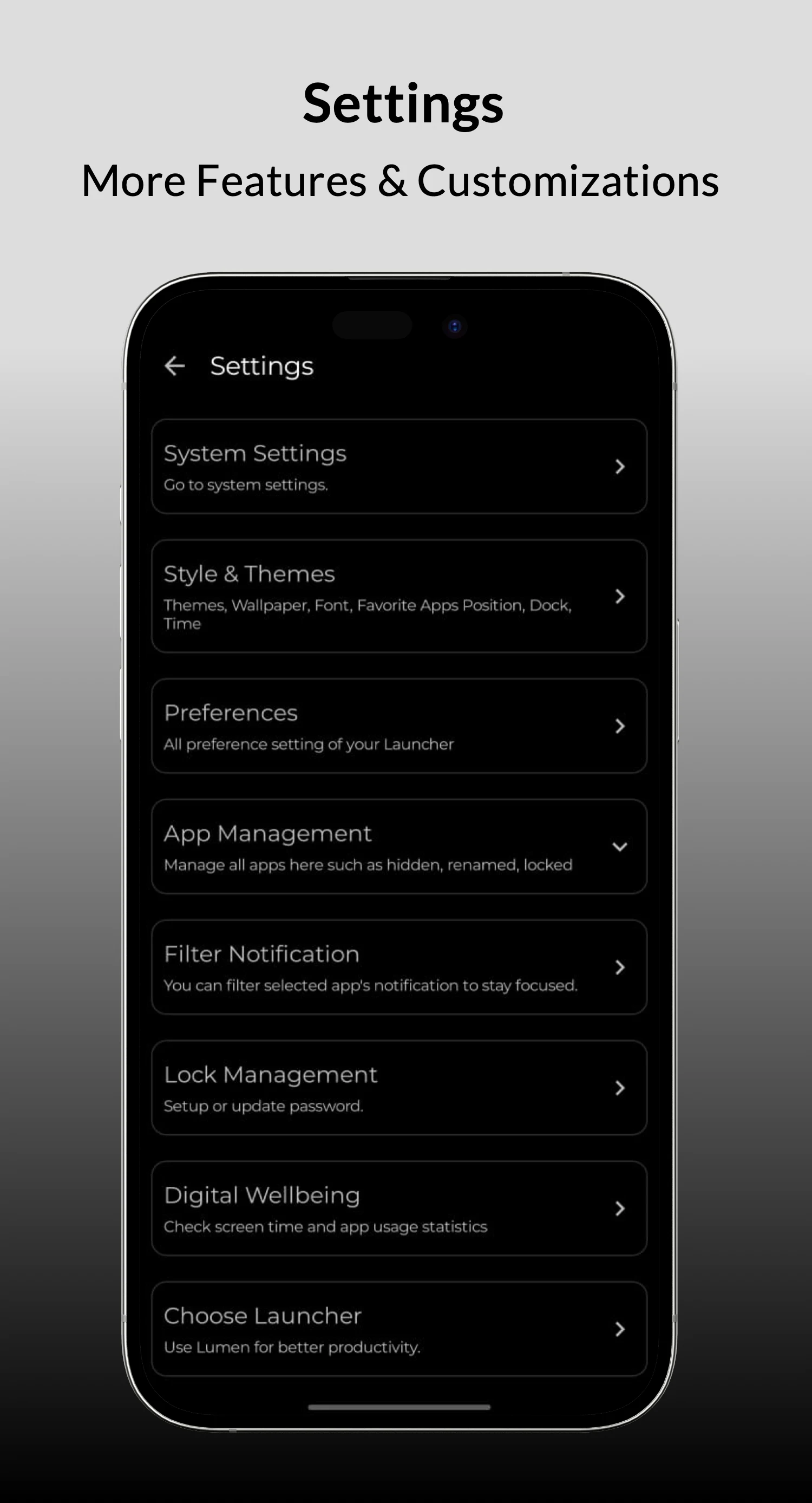Lumen | Minimalist Launcher screenshot