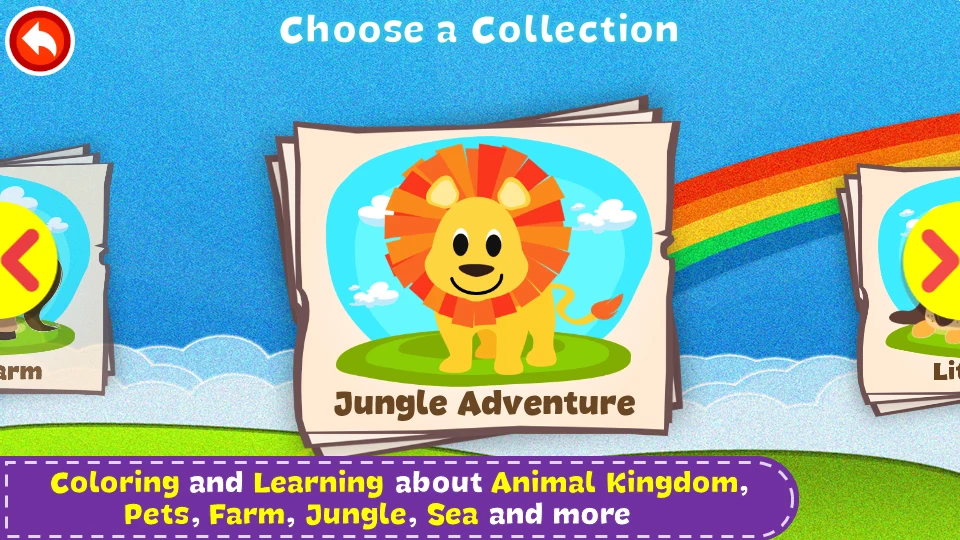 Paint and Learn Animals screenshot