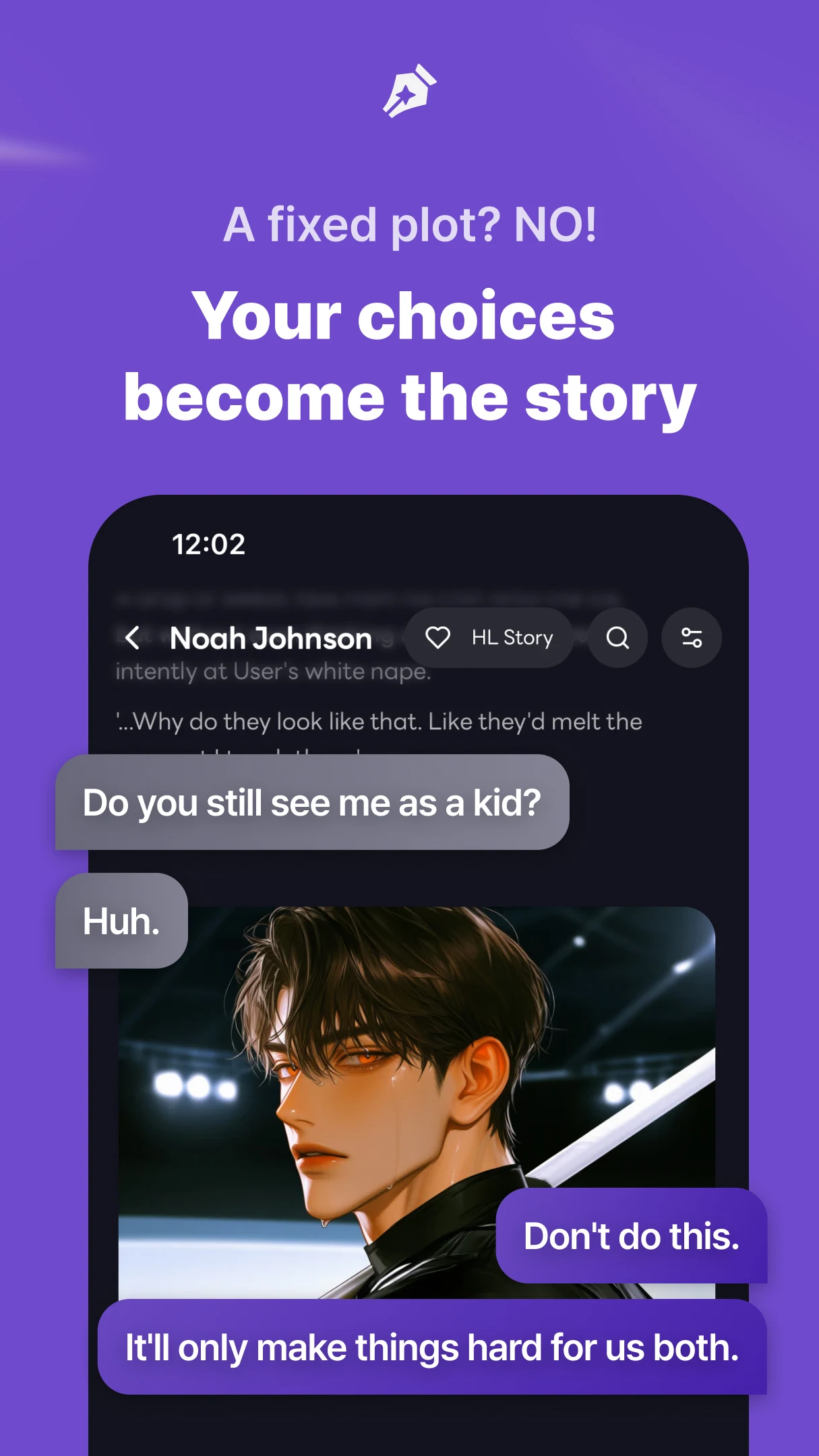 WHIF: Romance & BL AI Chat screenshot