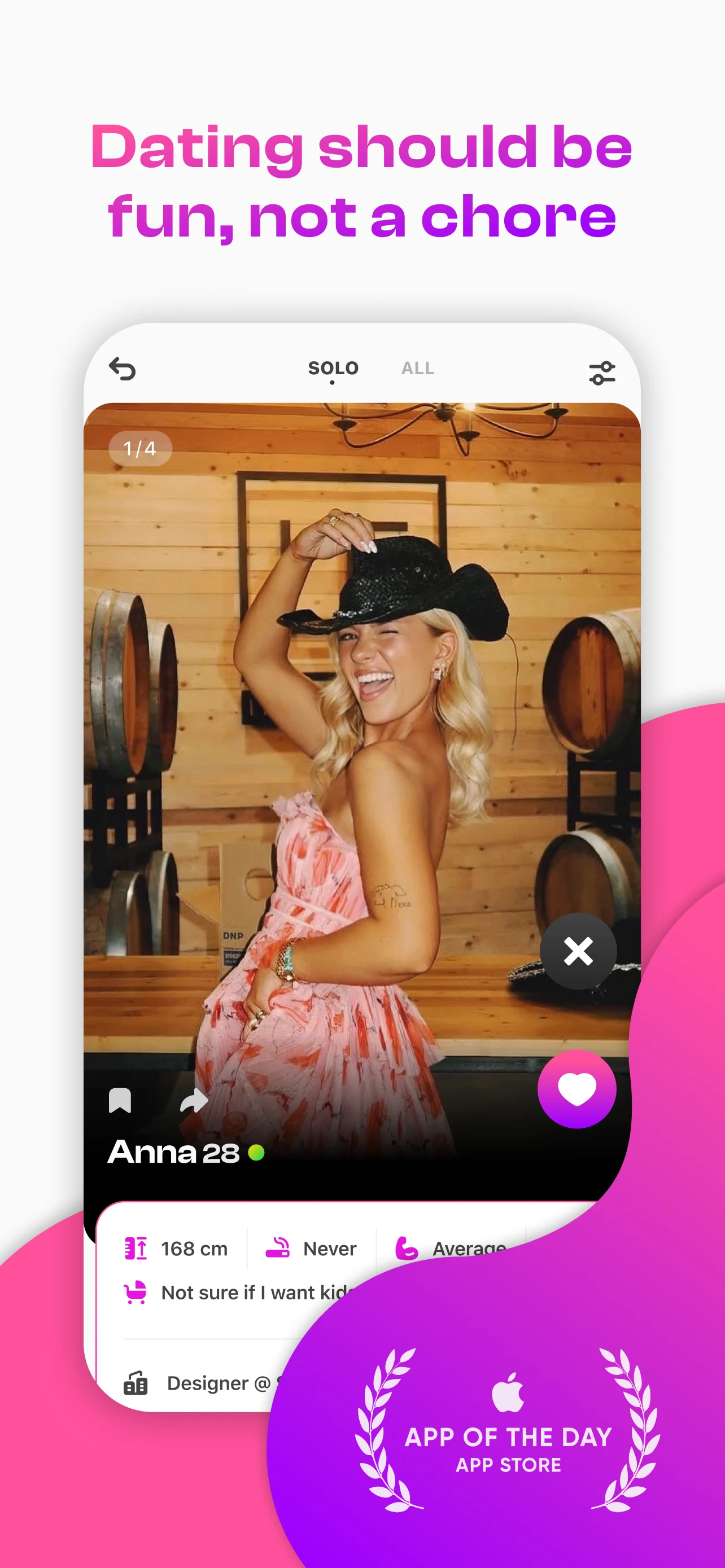 Smitten - a fun dating app screenshot