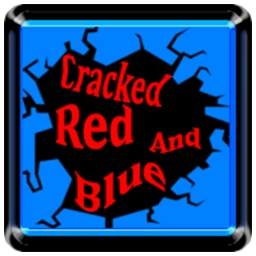 Cracked Red and Blue Icon Pack