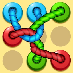 Tangled Line: Knot Twisted simgesi