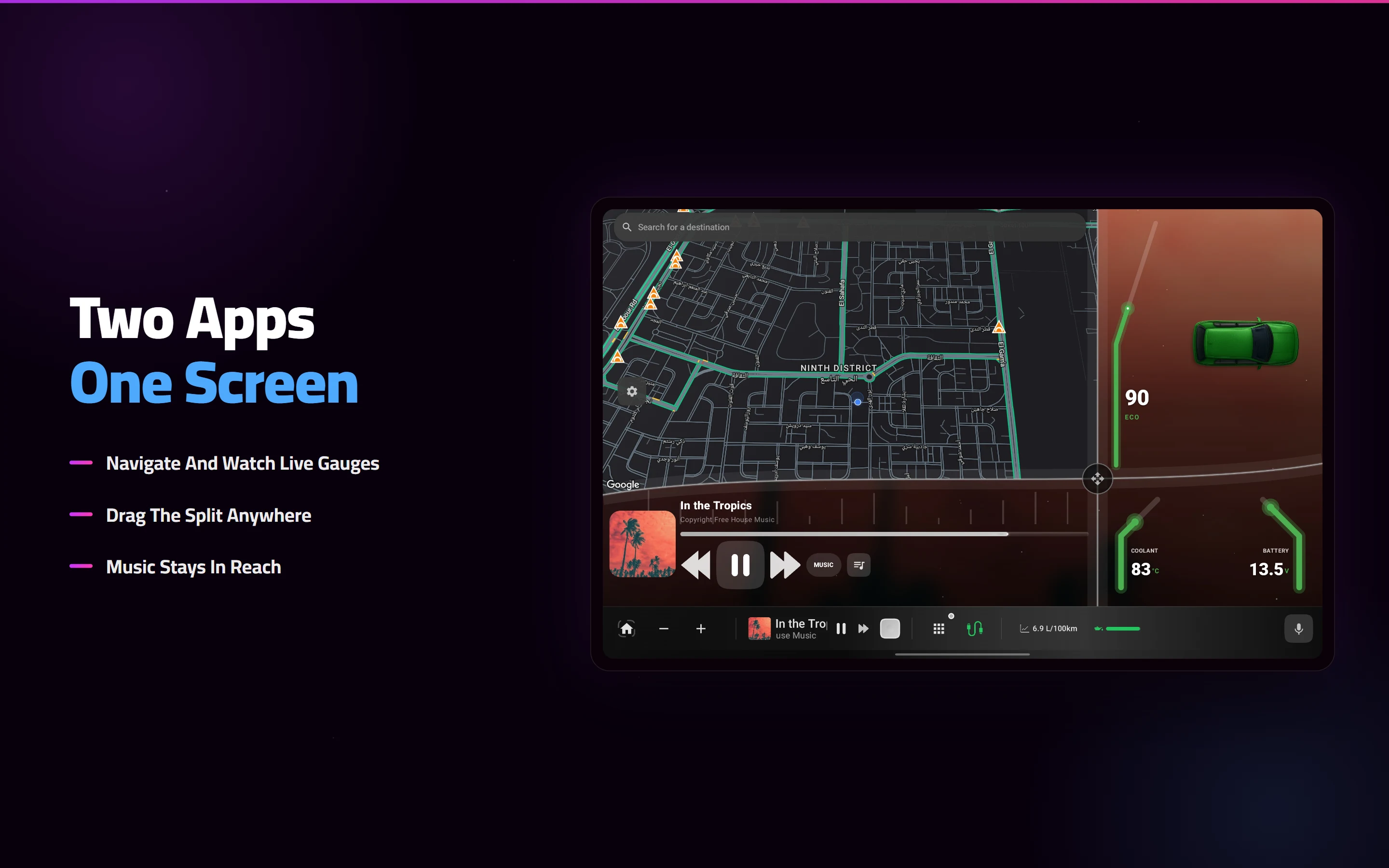 Car Nebula Launcher screenshot