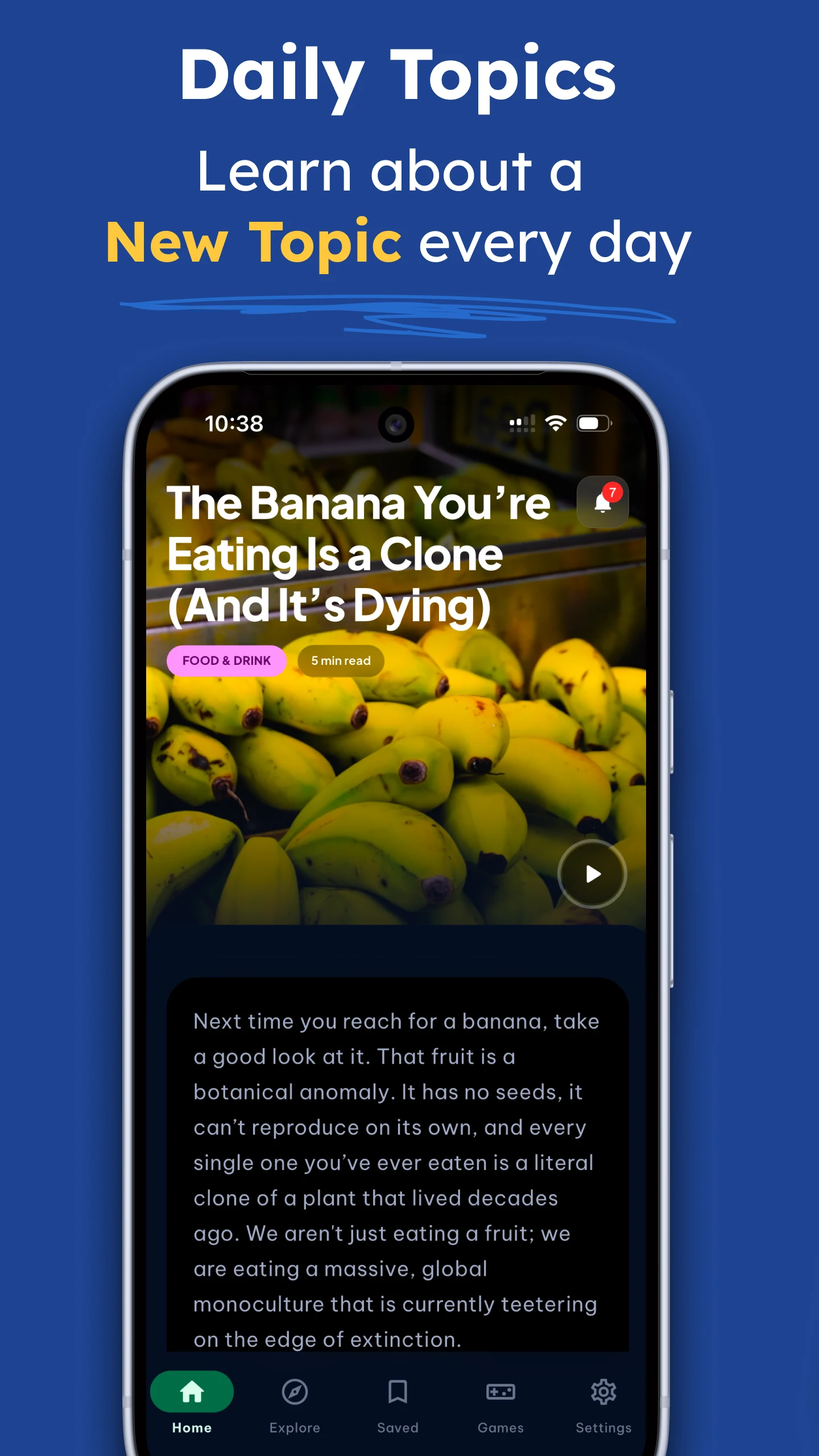 Gekno: Daily Micro Learning screenshot