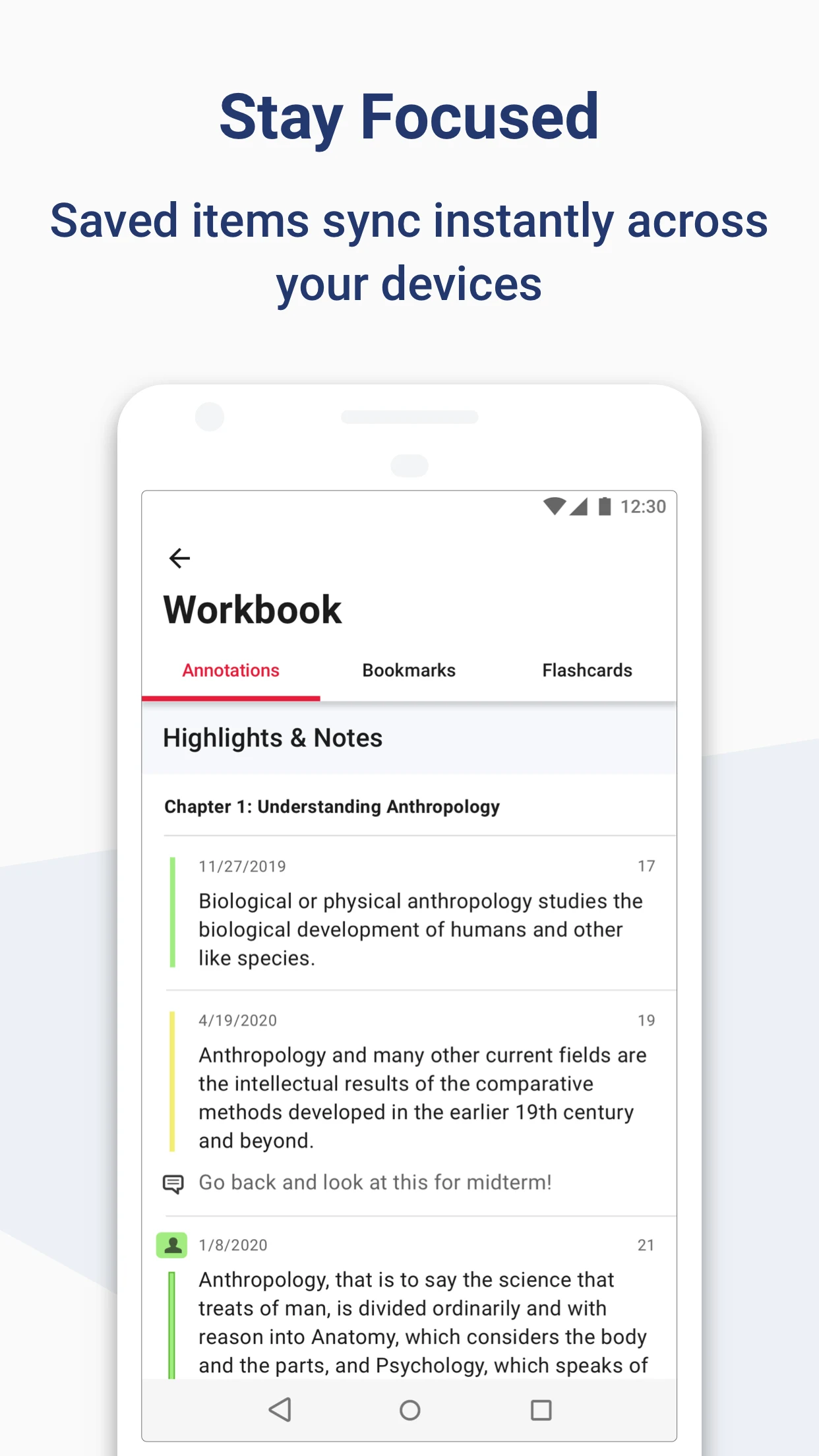 Macmillan Learning eBook screenshot