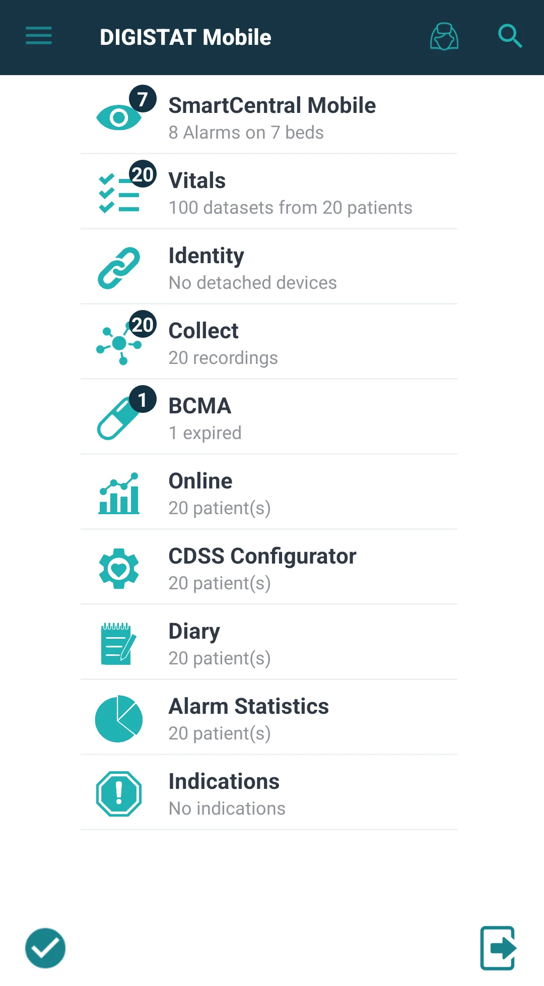 Digistat Mobile screenshot
