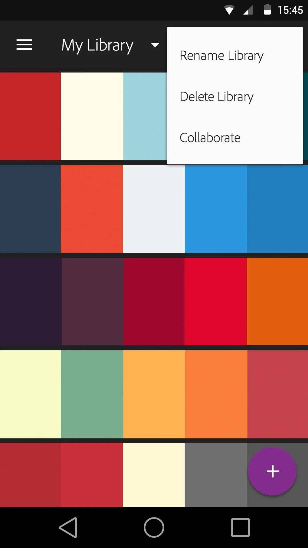 Adobe Color screenshot