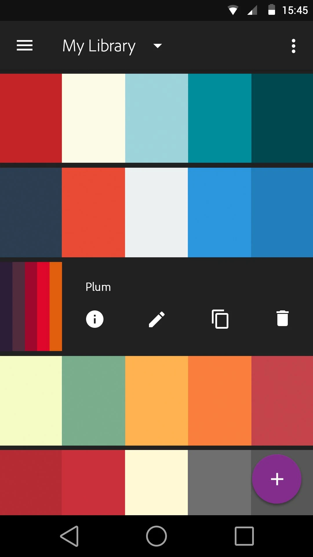 Adobe Color screenshot