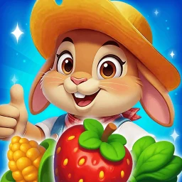 Munch Farm: Match Merge 아이콘