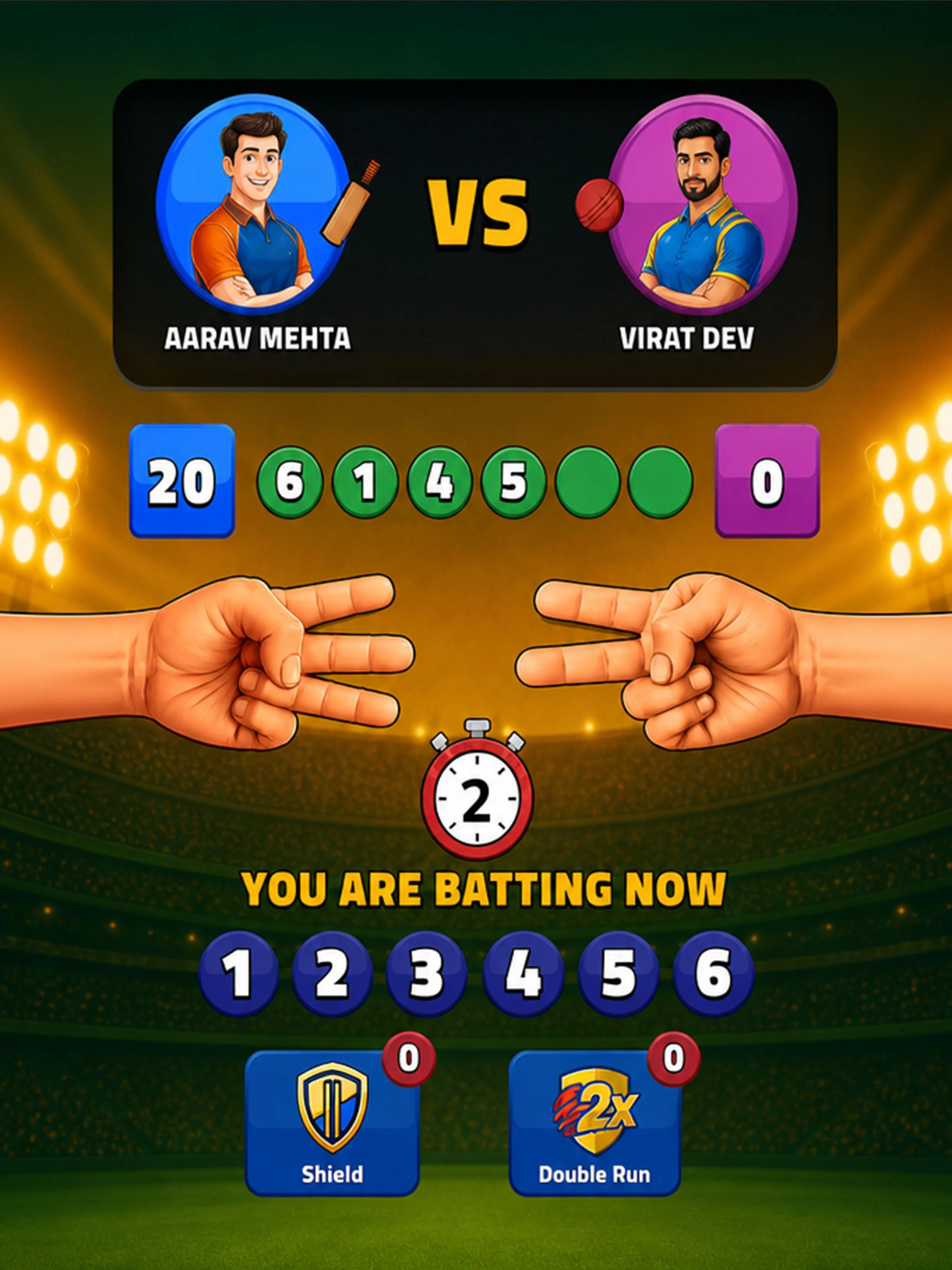 Hand Cricket screenshot