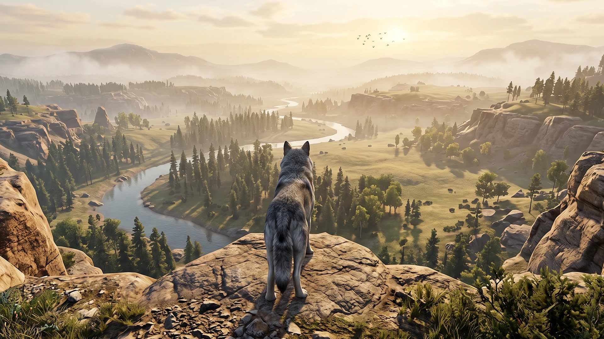 Wolf Simulator Animal 3D Game screenshot