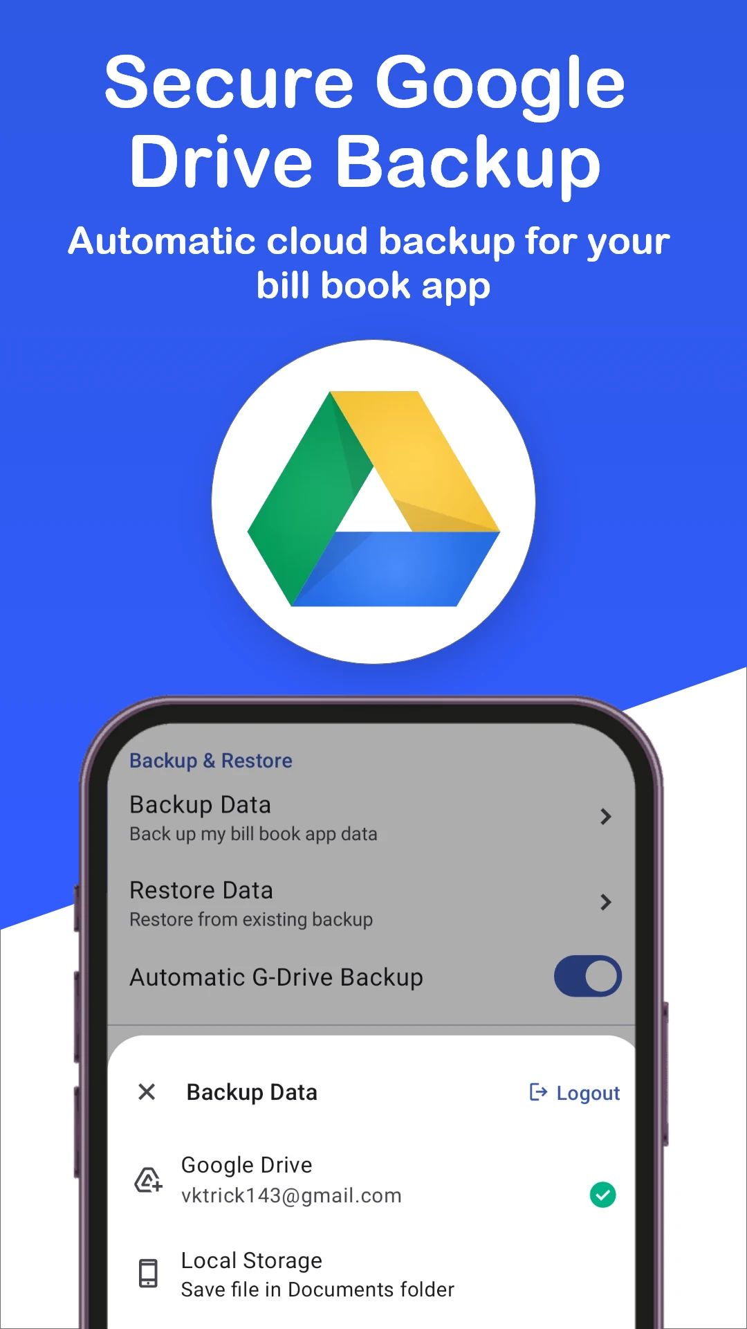 BillX: Invoice & Bill Book App screenshot