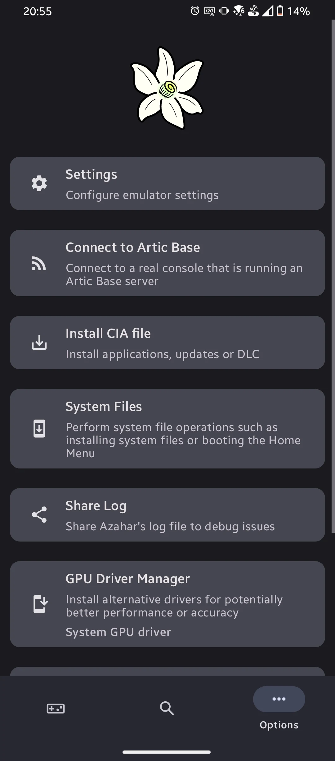 Azahar Emulator screenshot