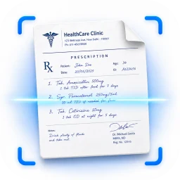 Ícone de AI Scanner de receita médica