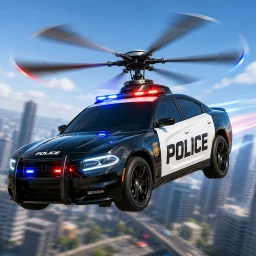 US Police Flying Car Robot War のアイコン