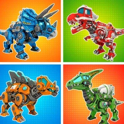 Vehicle Dinosaur Clash Battle icon