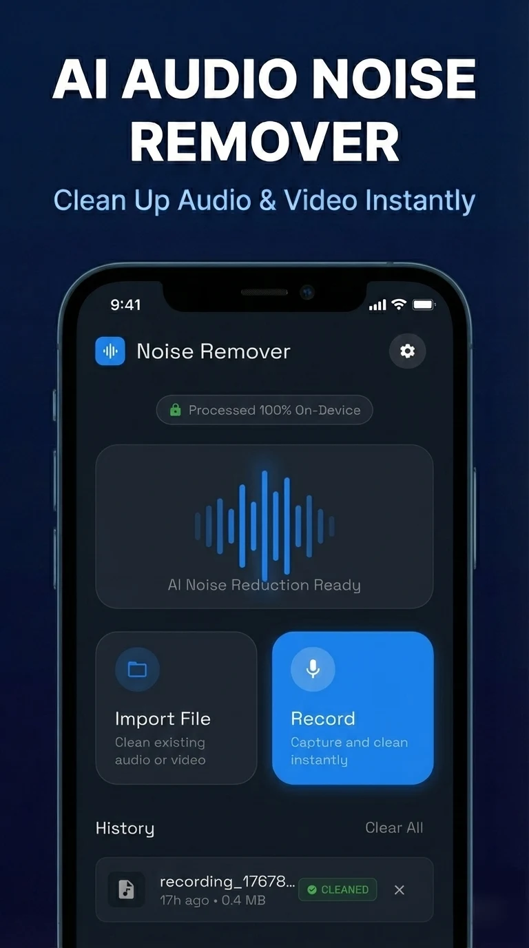 Background Noise Remover screenshot