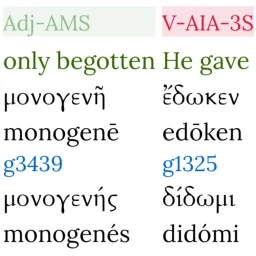 Hebrew/Greek Interlinear Bible icon