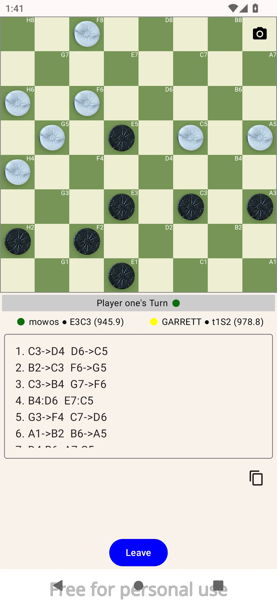 Checkerly: Online screenshot