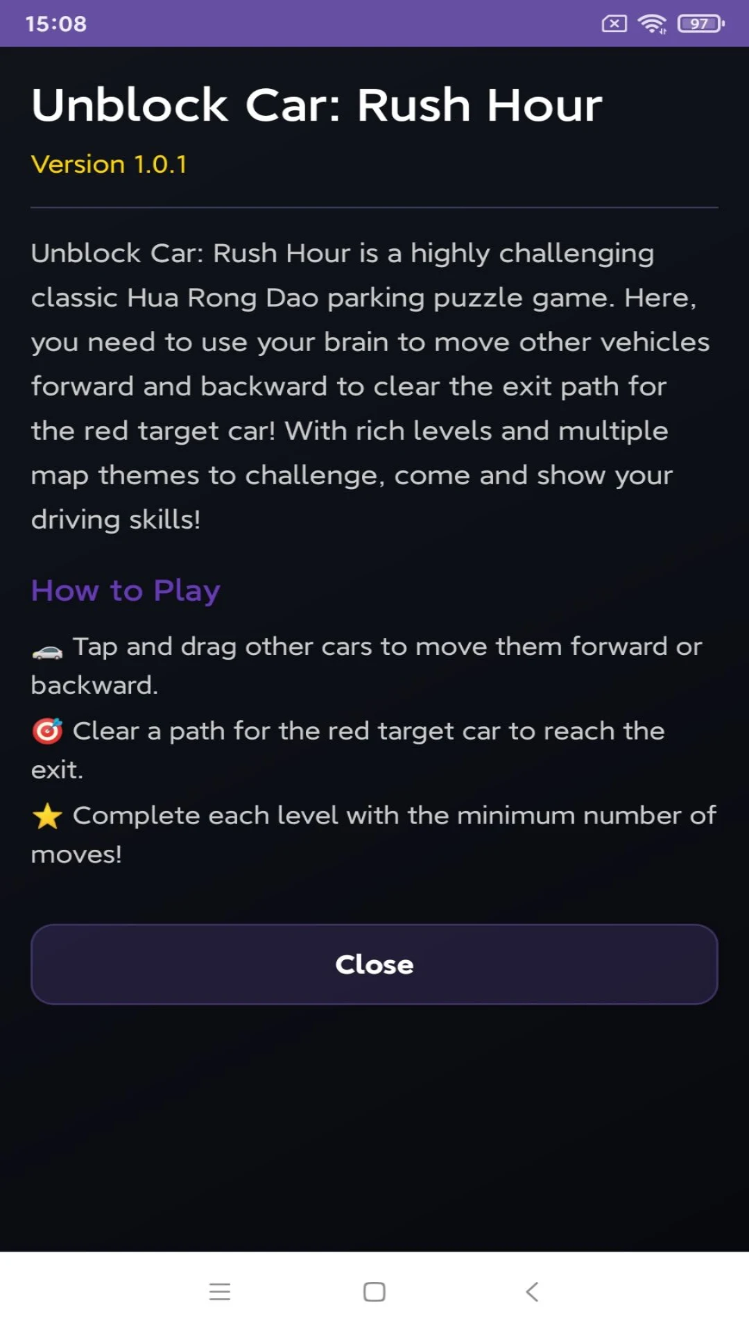 Unblock Car: Rush Hour screenshot