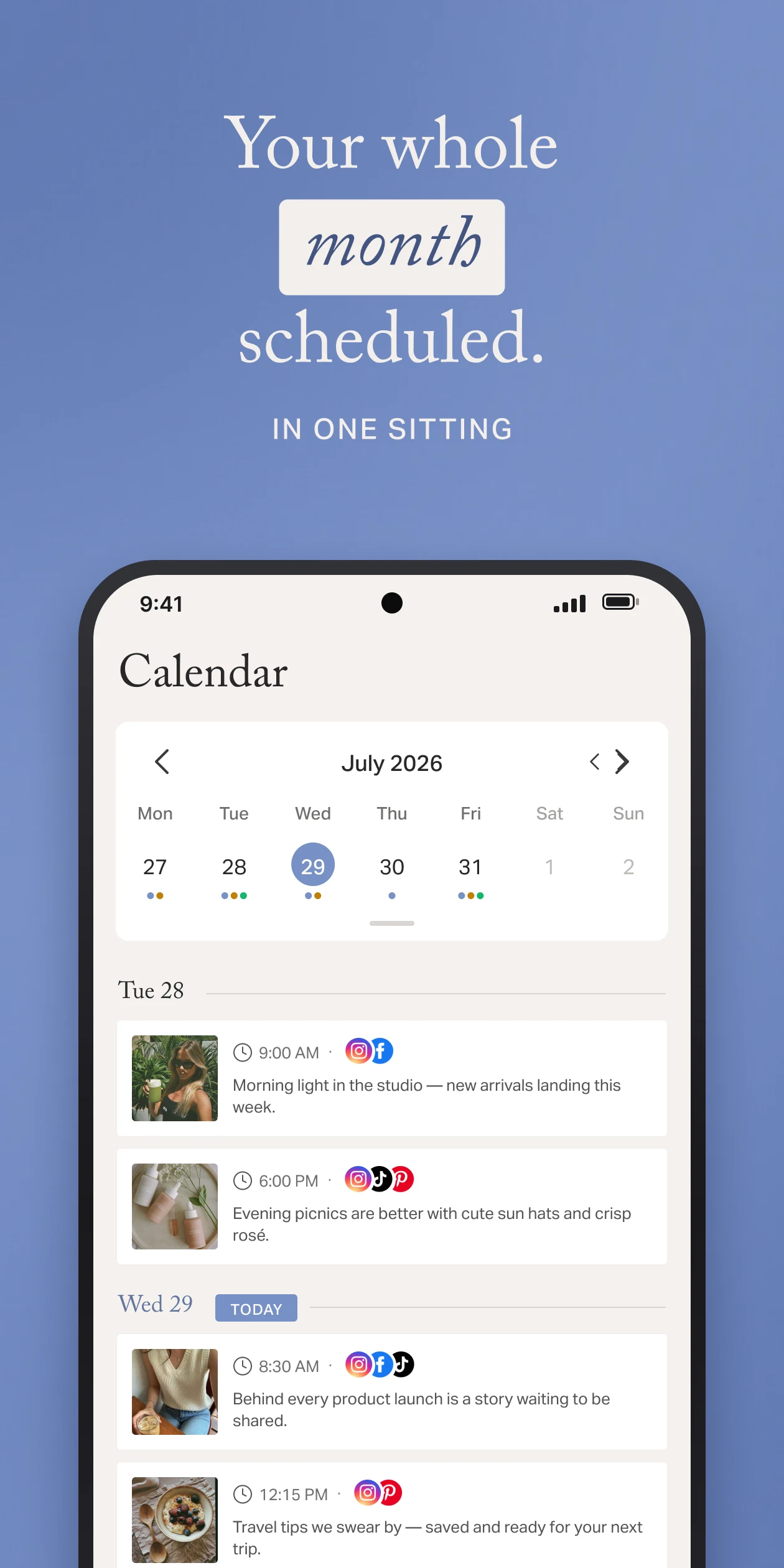 Planoly: Social Media Planner screenshot