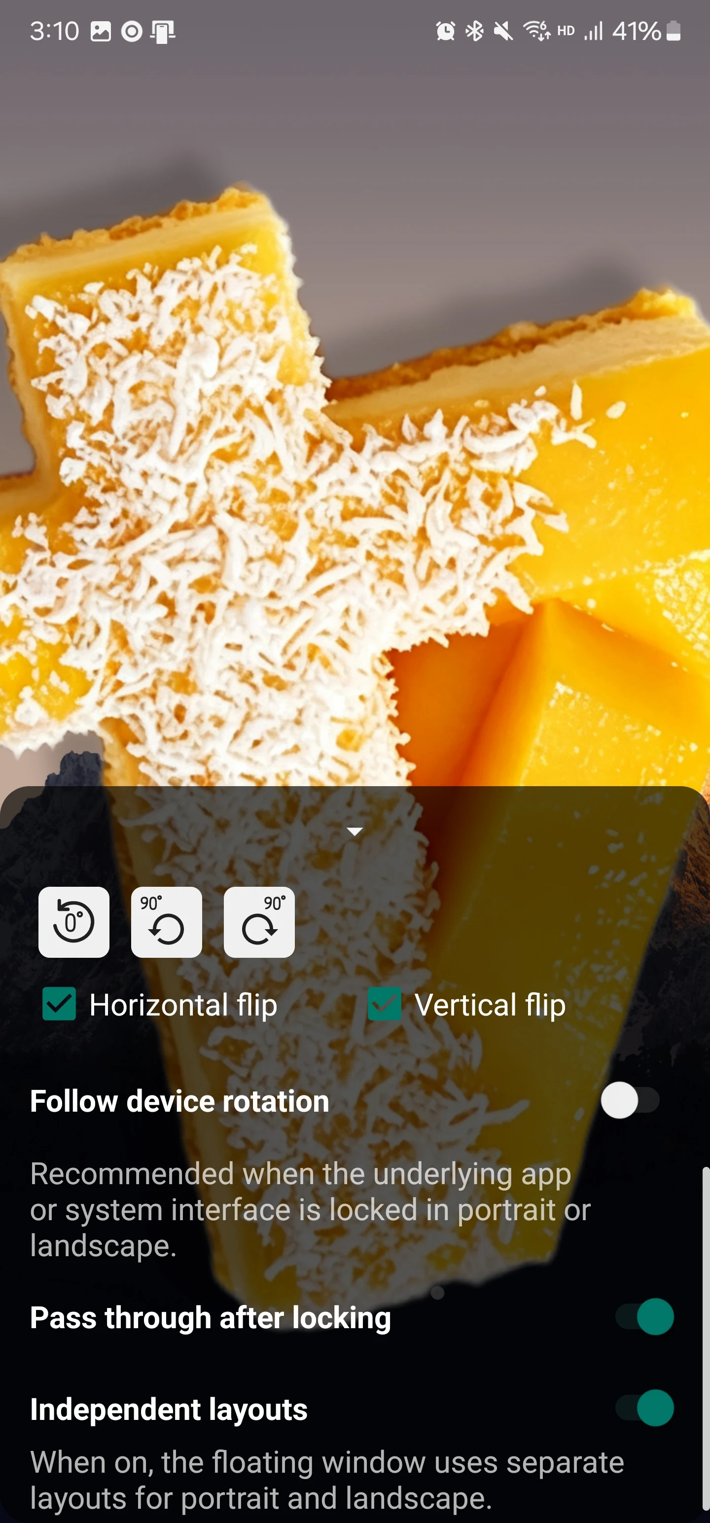 FloatPicTxt screenshot