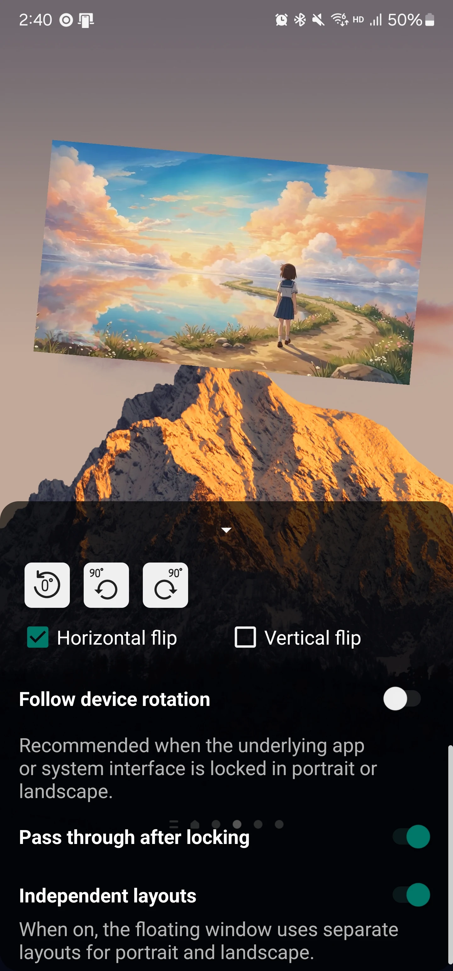 FloatPicTxt screenshot