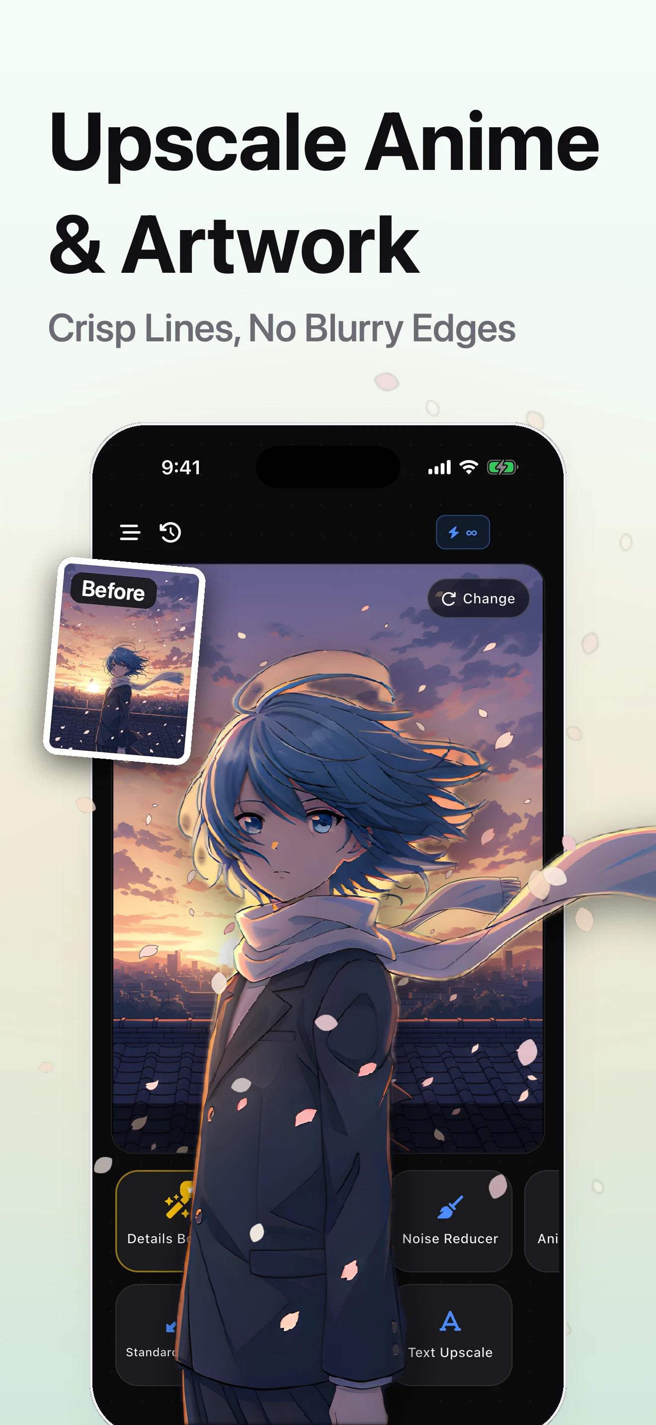 Upscale: AI Photo Enhancer 4K screenshot