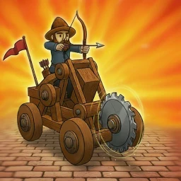 Ícone de Rogue Wheel: Catapult Thrower