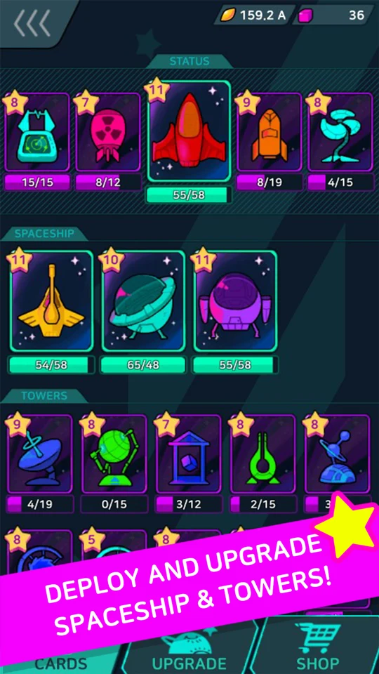 Stellar! - Infinity defense screenshot
