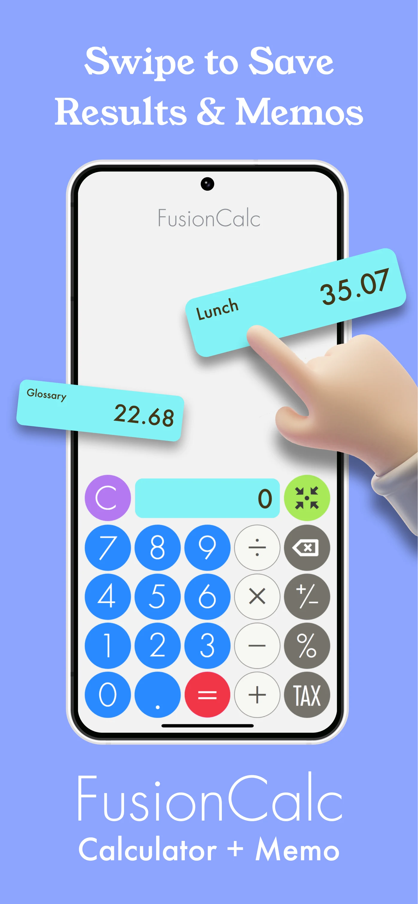 Memo Calculator – FusionCalc screenshot