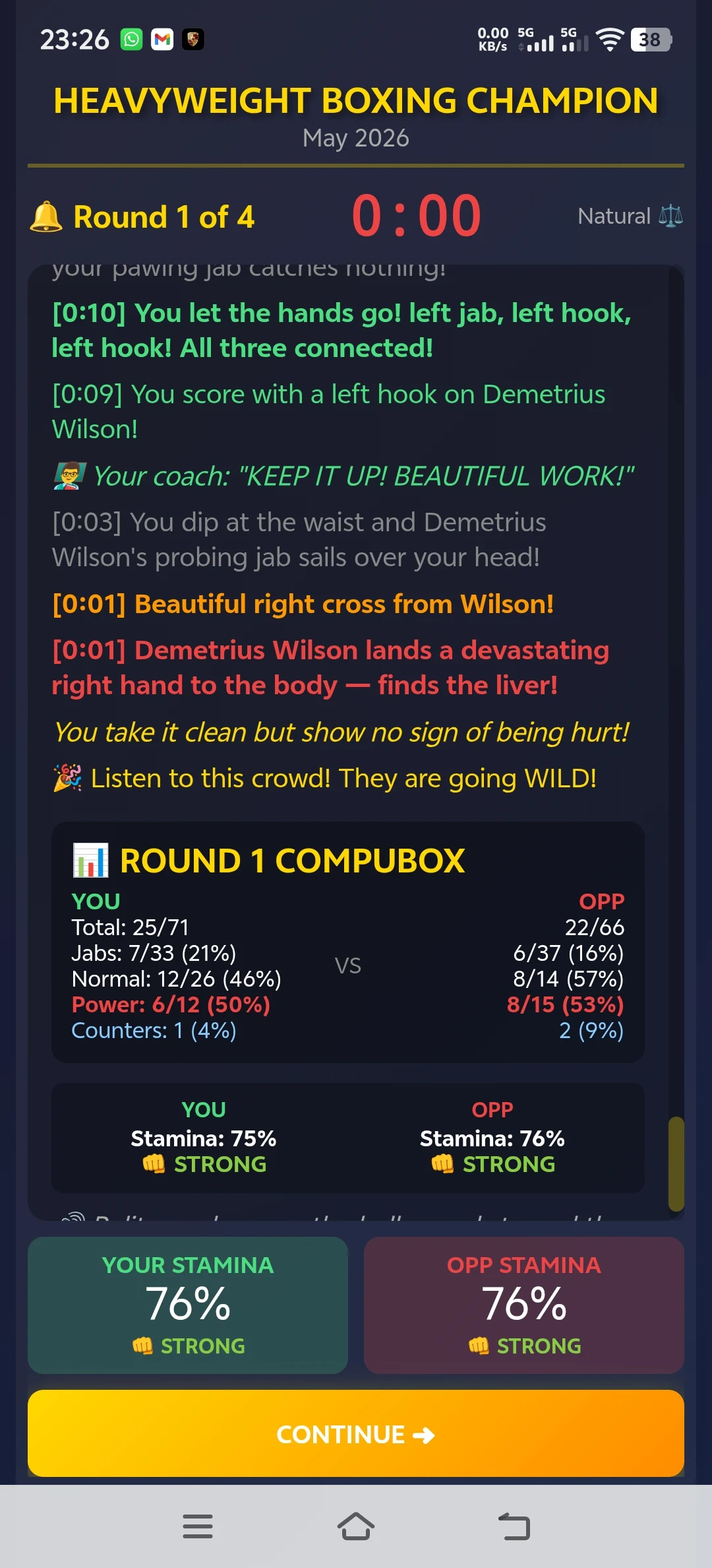 Sim: Heavyweight Boxing screenshot
