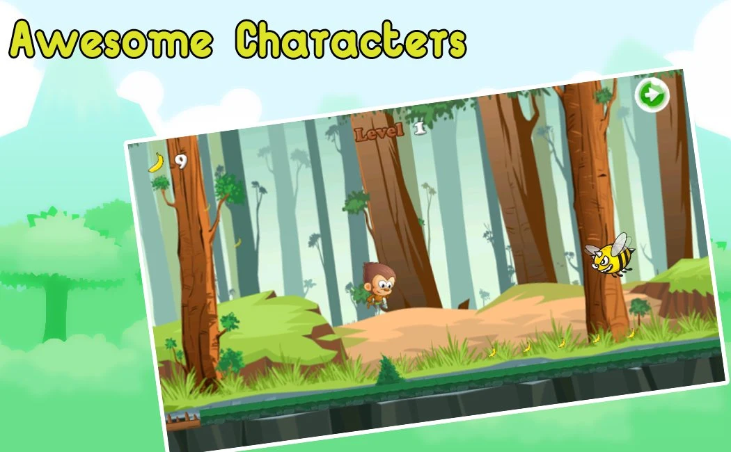 Curious Ape Adventure: Free screenshot