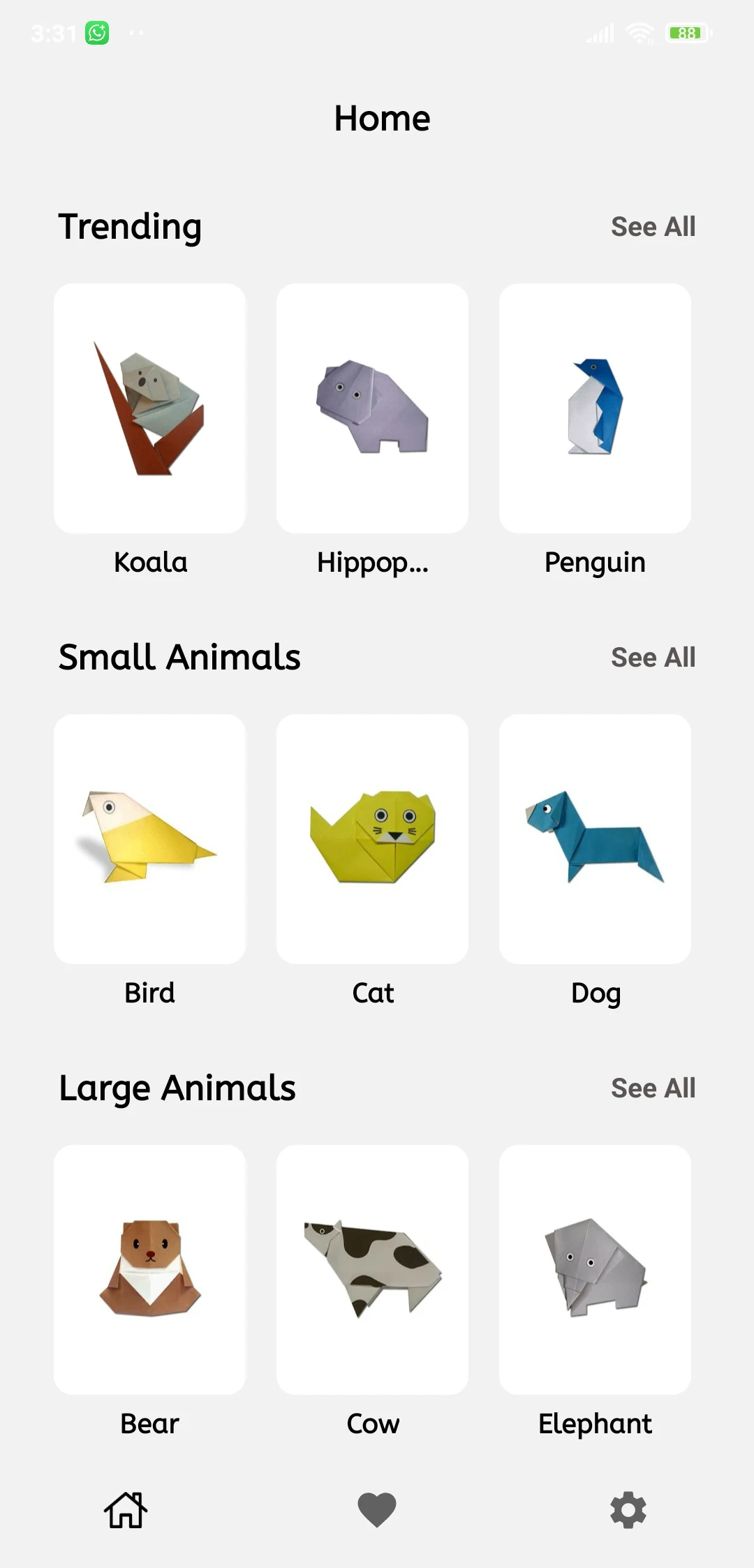 Origami Craft Studio screenshot