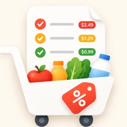 أيقونة DealList: Grocery Deals/Flyers